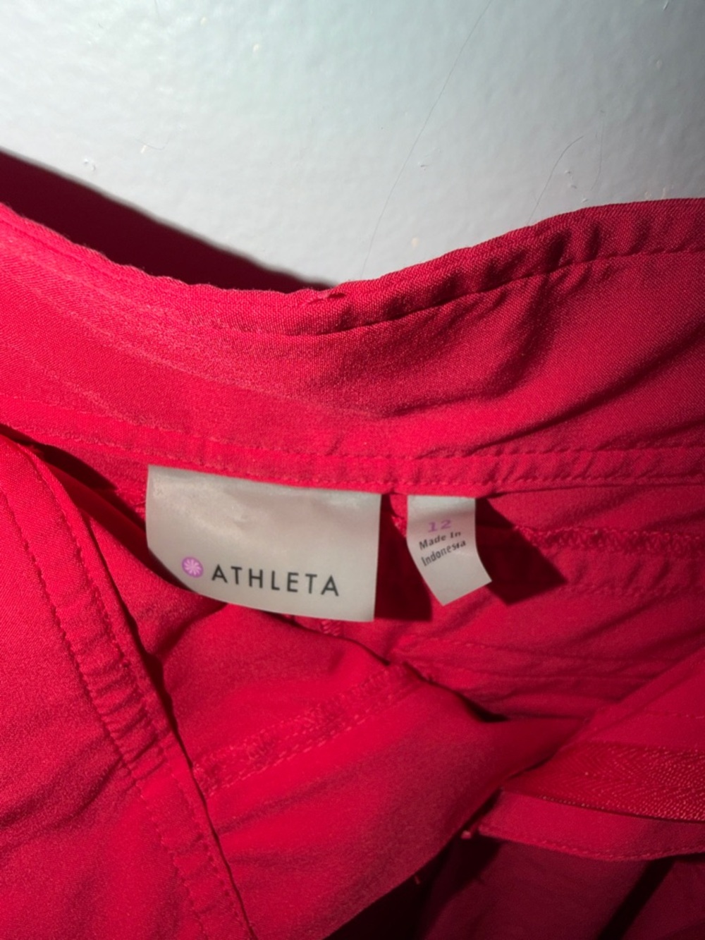 Athleta Bright Pink Drawstring Active Bermuda Shorts - Picture 6 of 6